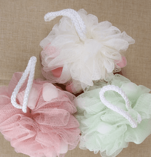 Natural Body Scrubber Mesh Shower Bath Balls Sponge Loofah Bath Sponge - Image 2